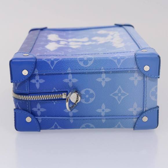 LOUIS VUITTON Monogram Clouds Soft Trunk Shoulder Bag Blue M45430 LV Auth 46350A - Picture 4 of 16